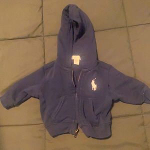 Ralph Lauren baby zip up hoodie